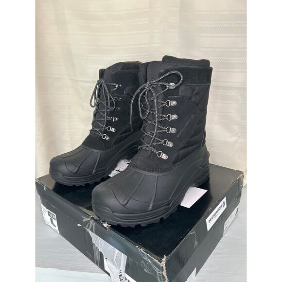 Weatherproof Badger II Waterproof Winter Boots Black Mens Size 13M main image 11